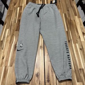 Toronto Raptors Pants Mens 2XL Gray Nike Therma Showtime Warm Up Authentic NWT